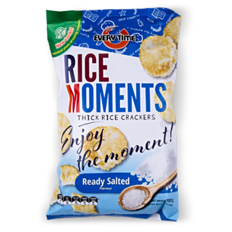 Rice Moments Thick Rice Crackers Ready Salted 100g