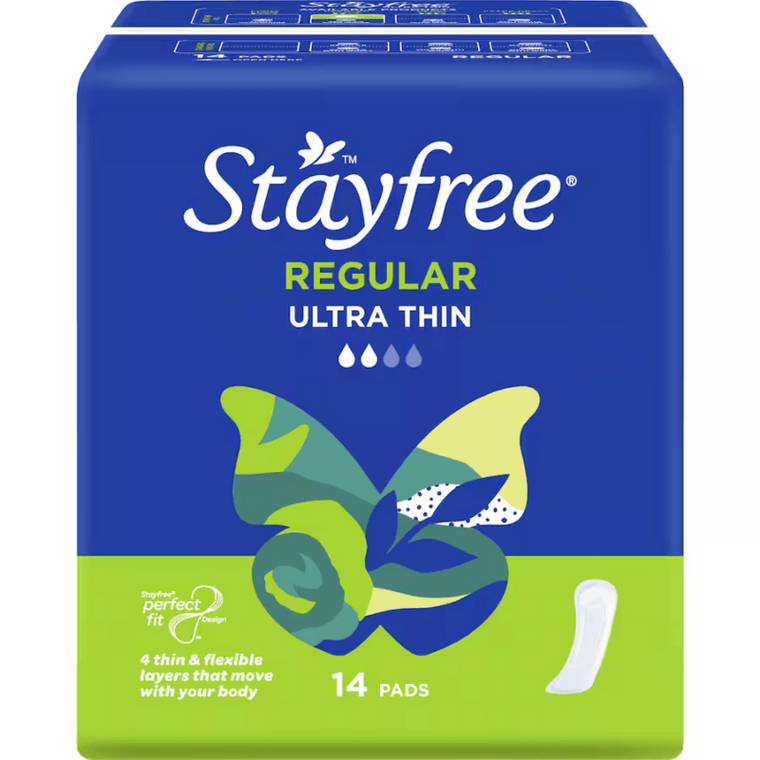 Stayfree Ultra Thin Pads Regular with Wings 14pk