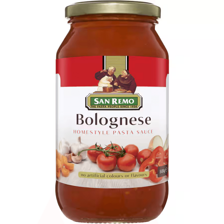 San Remo Bolognese Pasta Sauce 500g