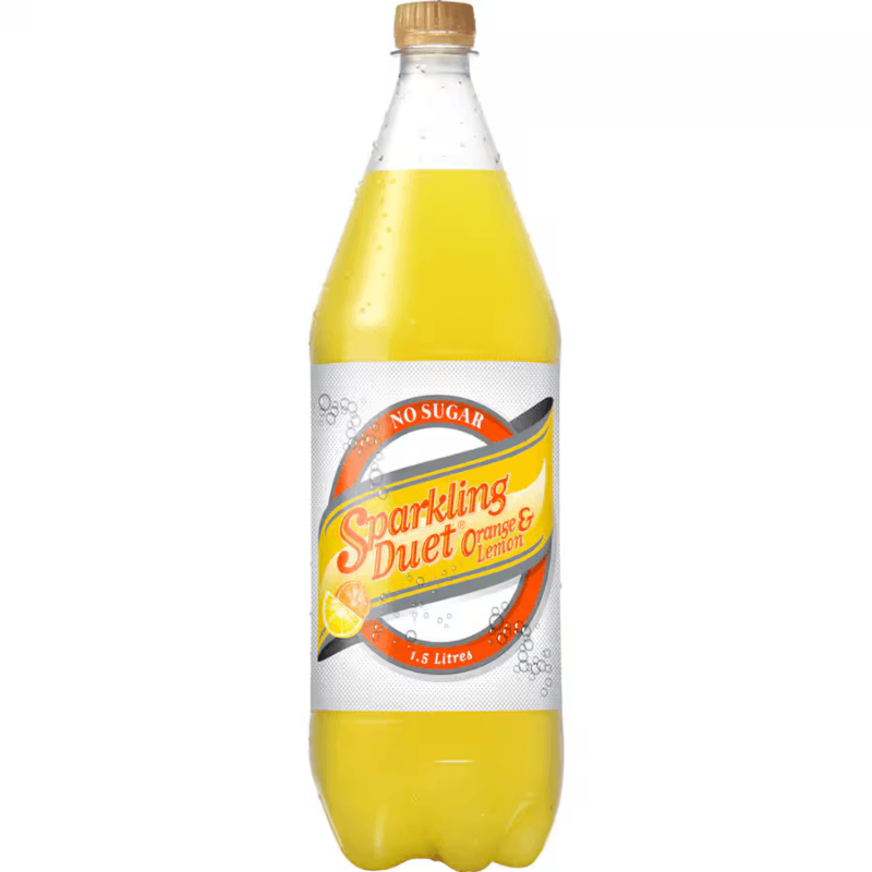 Schweppes Sparkling Duet Orange & Lemon No Sugar 1.5L