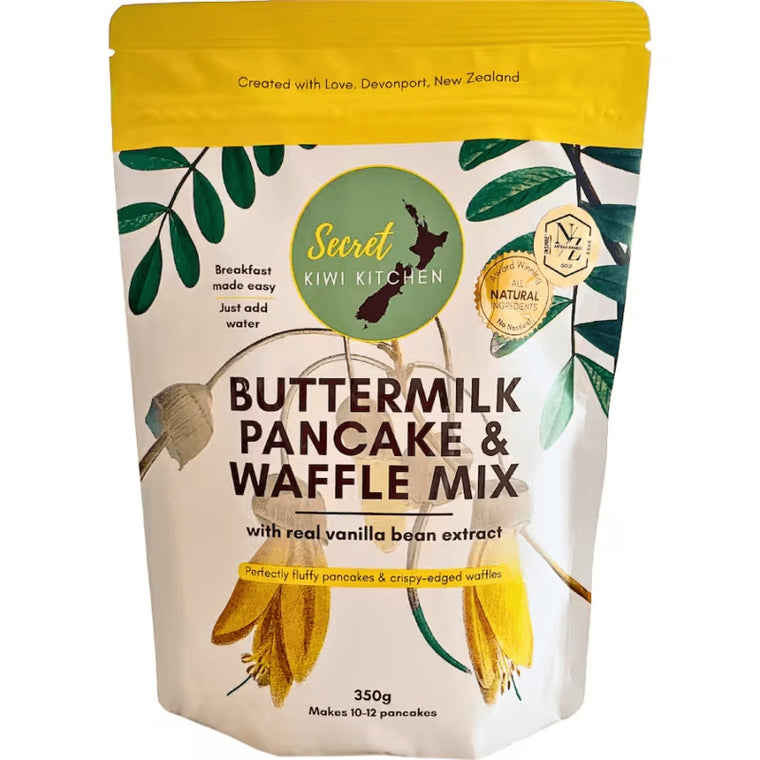 Secret Kiwi Kitchen Buttermilk Pancake & Waffle Mix 350g