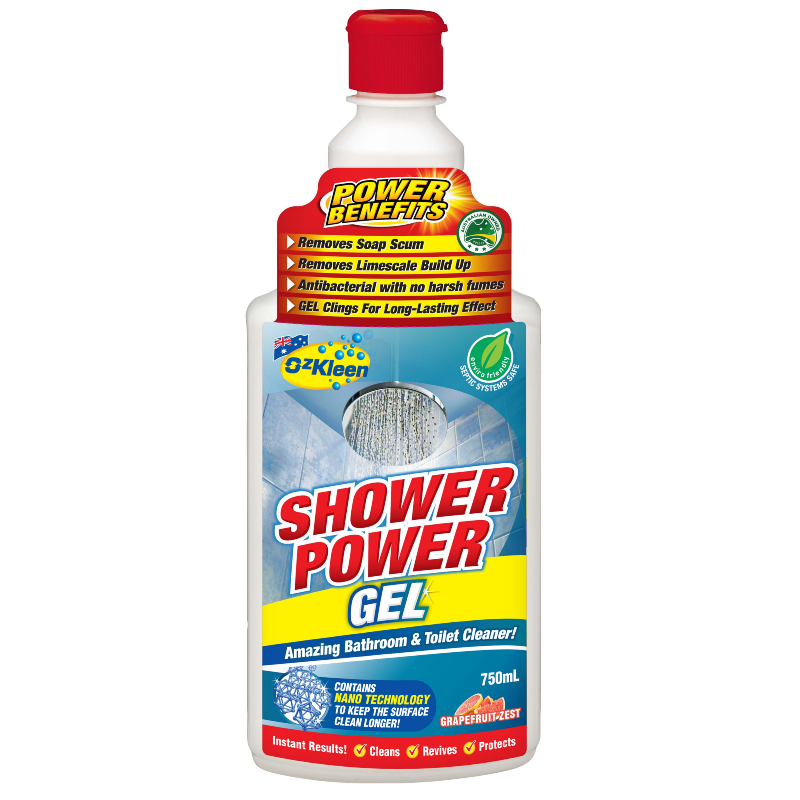 OzKleen Grapefruit Zest Shower Power Gel 750ml