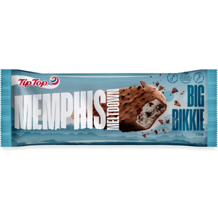 Tip Top Memphis Meltdown Ice Cream Big Bikkie 115ml