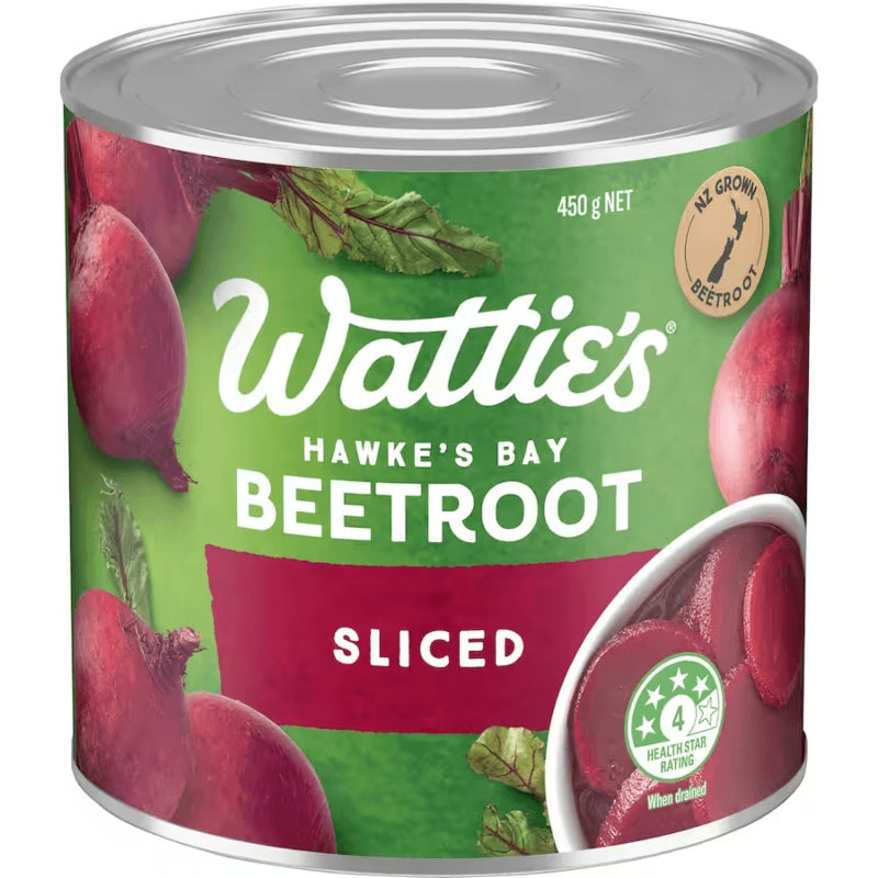 Watties Beetroot Sliced Can 450g