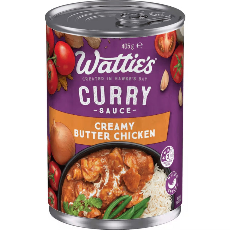 Watties Curry Sauce Creamy Butter Chicken 405g