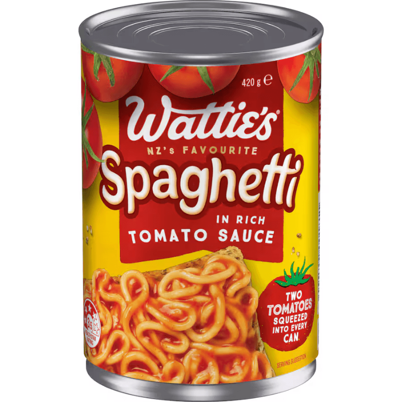 Watties Spaghetti In Tomato Sauce 420g