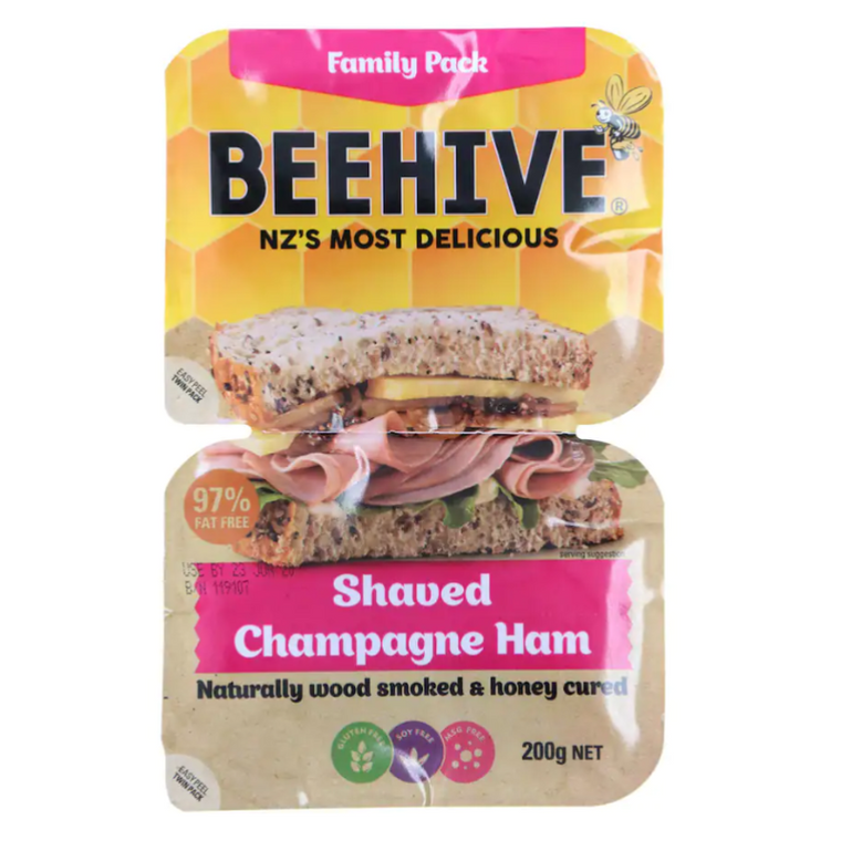 Beehive Shaved Champagne Ham 200g