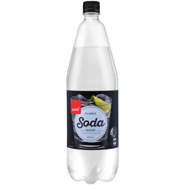 Pams Soda Water 1.5L