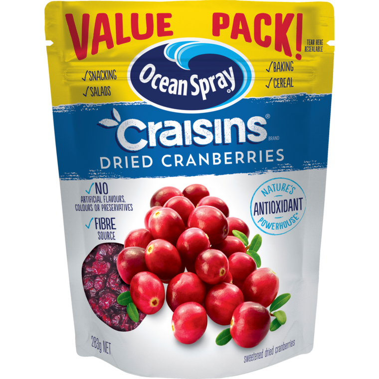 Ocean Spray Craisins Original Dried Cranberries 283g