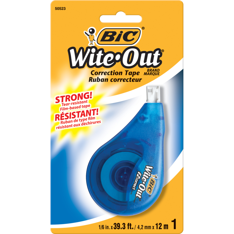 Bic White Out EZ Correct Correction Tape