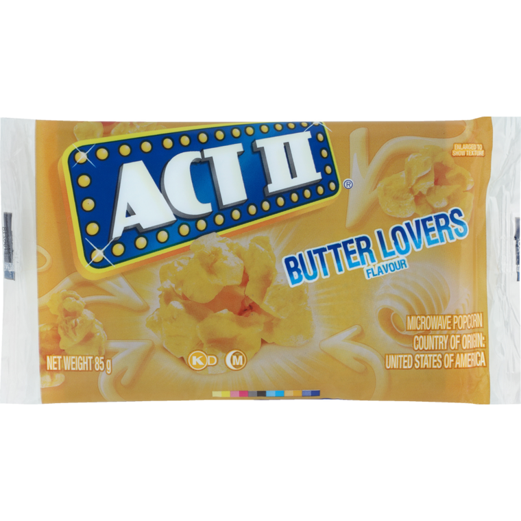 Act II Popcorn Butter Lovers 85g
