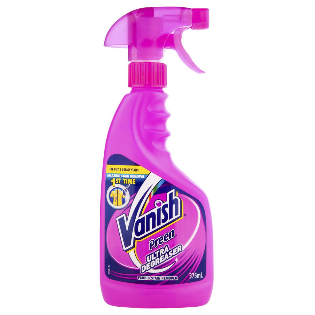 Vanish Preen Stain Remover Ultra Trigger Degreaser 375ml