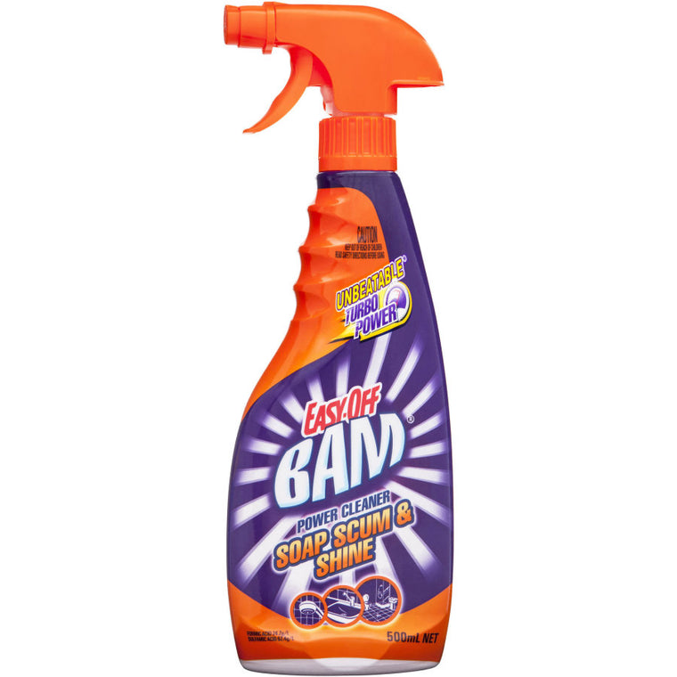 Easy Off Bam Power Cleaner Soap Scum & Shine Spray 500ml