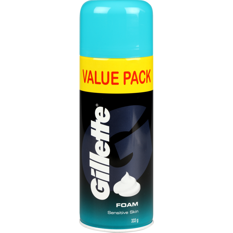 Gillette Sensitive Skin Preparation Shave Foam 333g