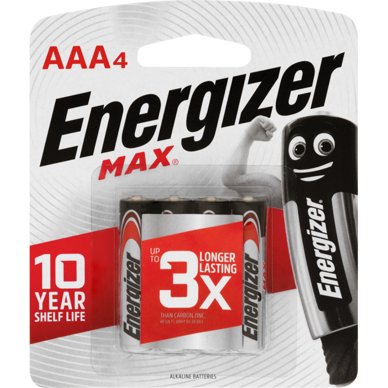 Energizer Max AAA 4pk