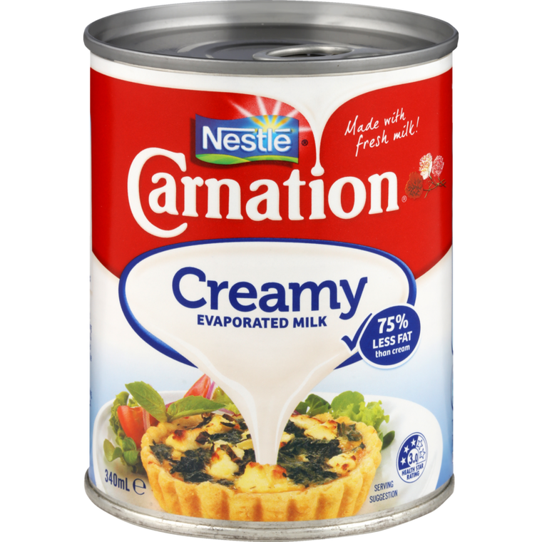 Nestle Carnation Creamy Evaporated Milk 340ml