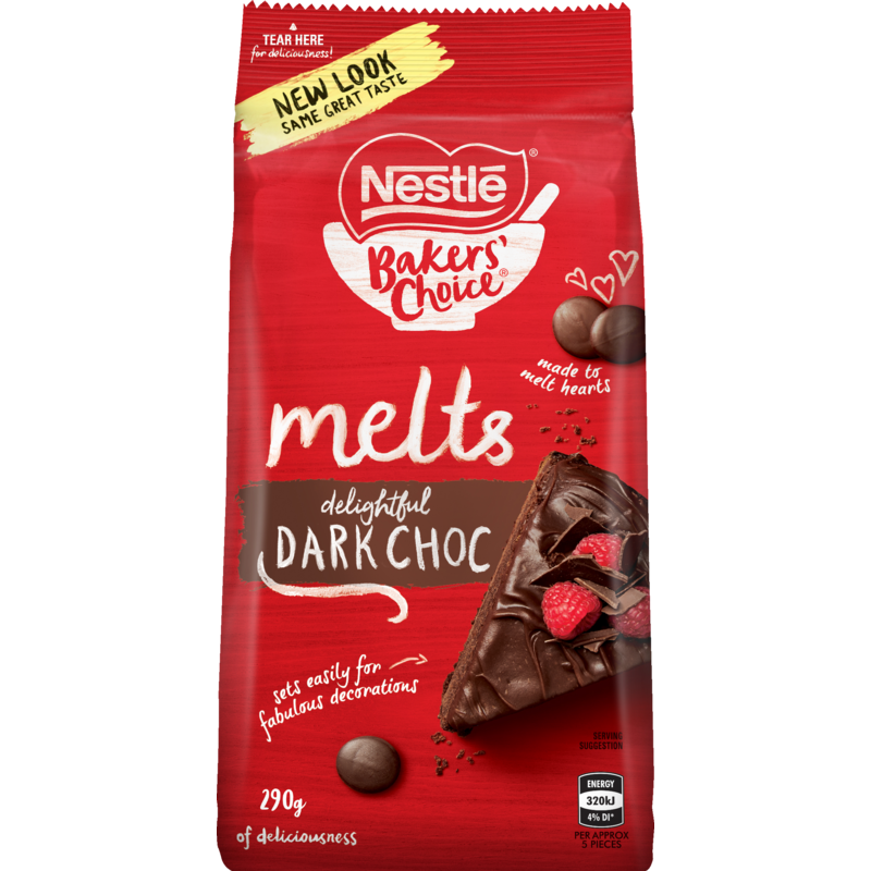 Nestle Chocolate Melts Dark 290g