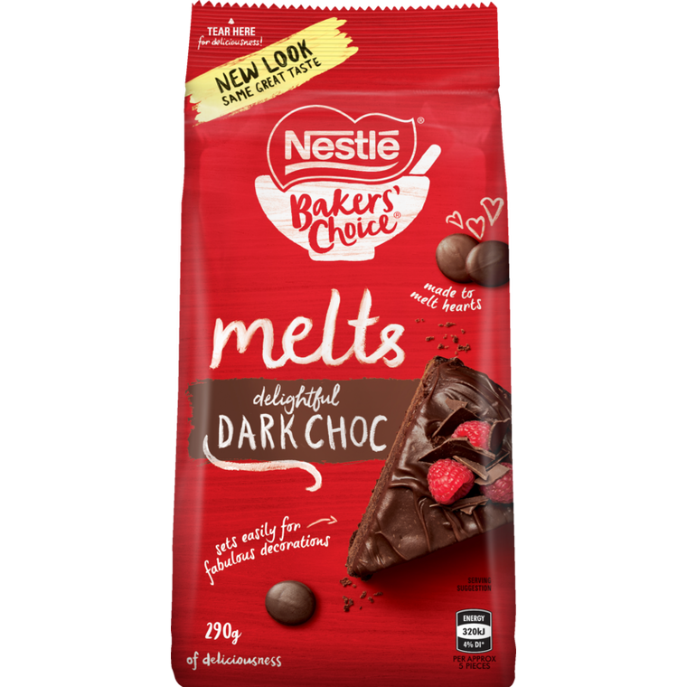 Nestle Chocolate Melts Dark 290g