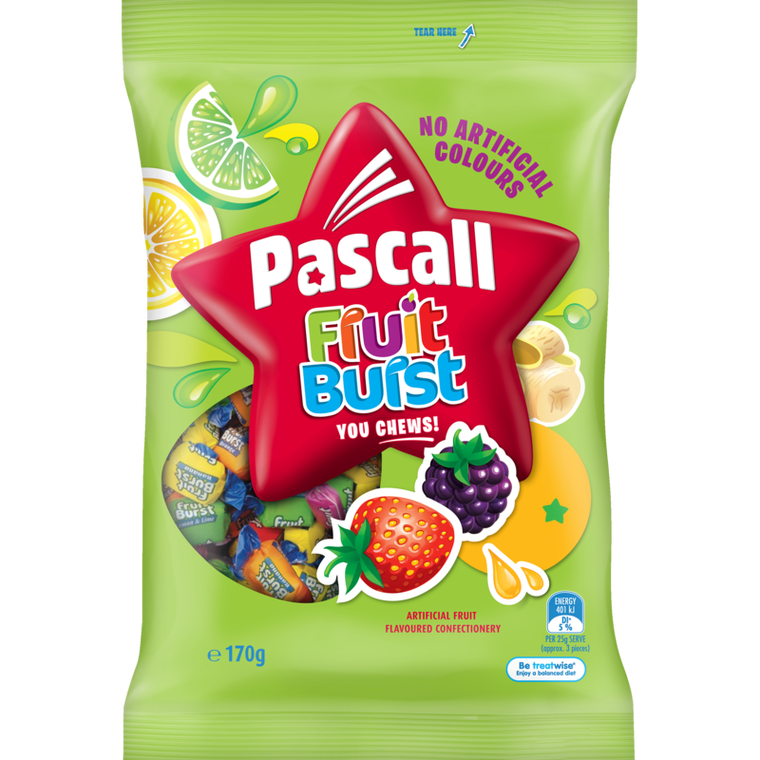 Pascall Fruit Burst 170g