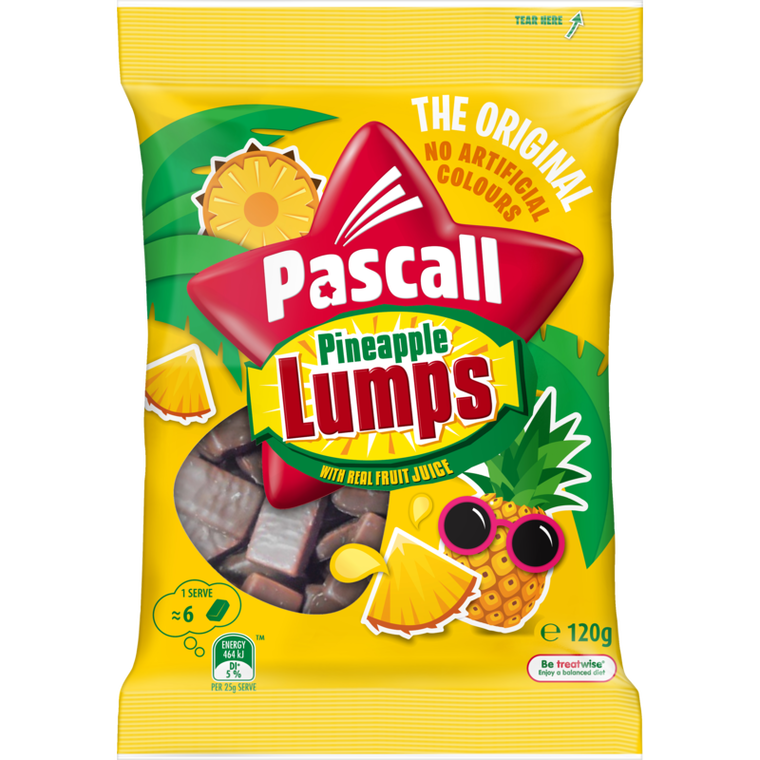 Pascall Pineapple Lumps 120g