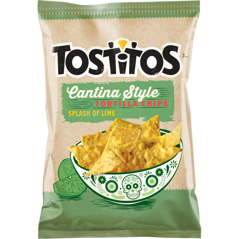Tostitos Splash Of Lime Cantina Style Tortilla Chips 175g