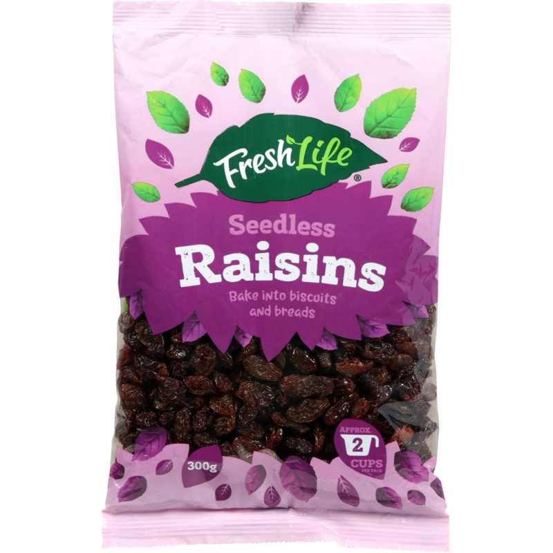 Fresh Life Seedless Raisins 300g