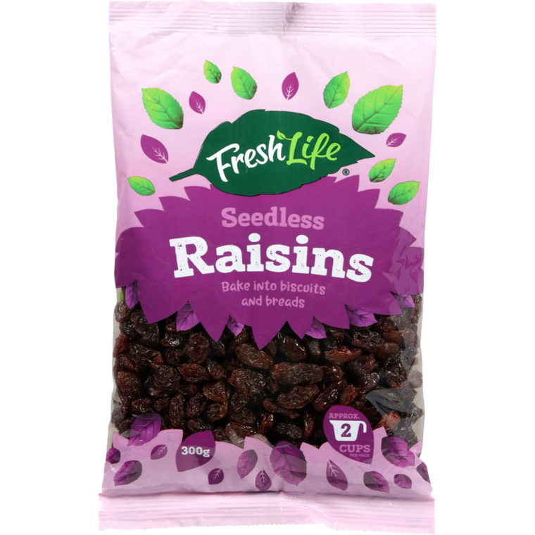 Fresh Life Seedless Raisins 300g