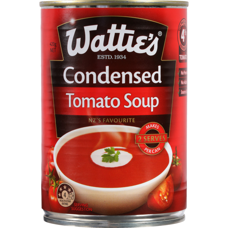 Watties Condensed Tomato Soup 420g