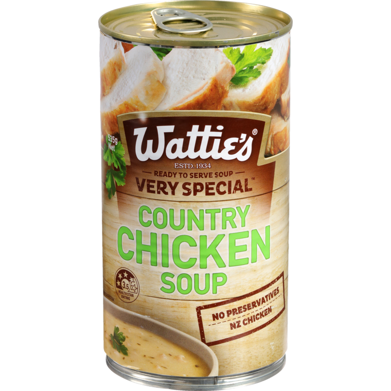 Watties Very Special Country Chicken Canned Soup 535g