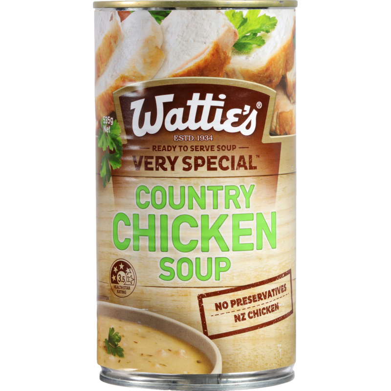 Watties Very Special Country Chicken Canned Soup 535g