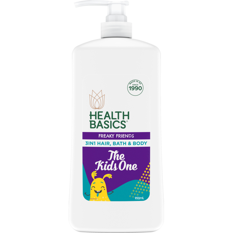 Health Basics The Kids One Hair Bath & Body Wash 950ml