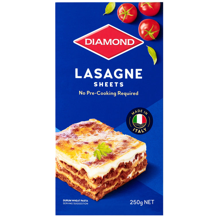 Diamond Lasagne Sheets 250g