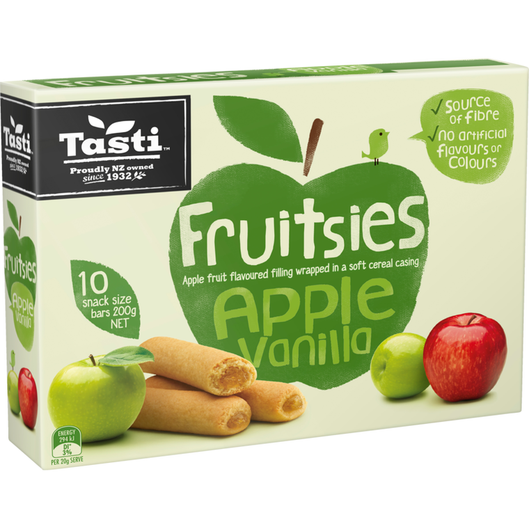 Tasti Apple Vanilla Fruitsies 10pk 200g