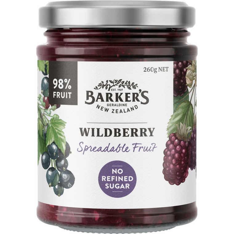 Barkers Wildberry Spreadable Fruit 260g