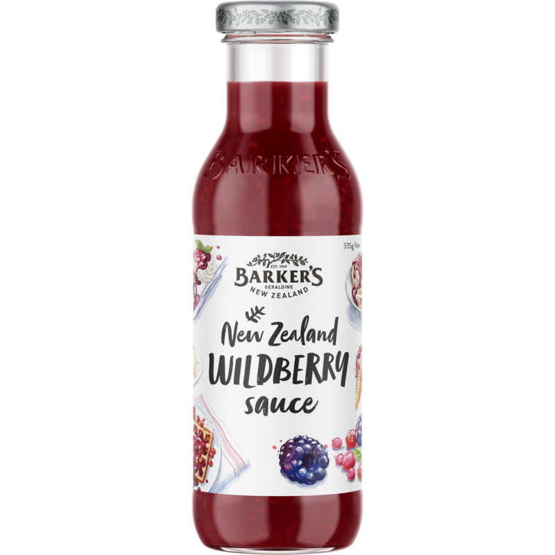 Barkers NZ Wildberry Sauce 335g