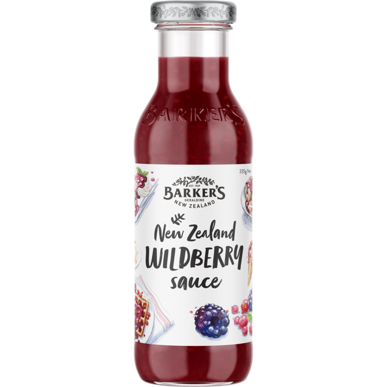 Barkers NZ Wildberry Sauce 335g
