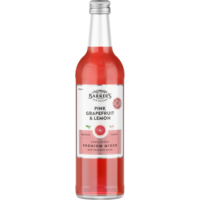 Barkers Pink Grapefruit & Lemon Premium Mixer 500ml