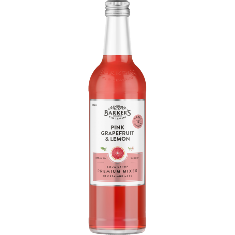 Barkers Pink Grapefruit & Lemon Premium Mixer 500ml