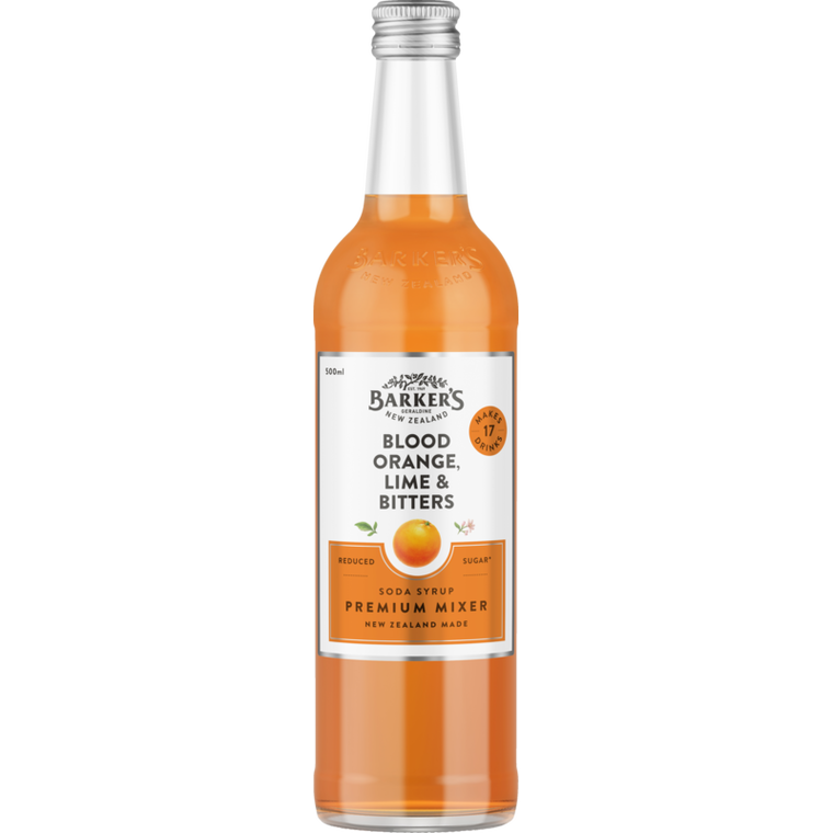 Barkers Blood Orange Lime & Bitters Premium Mixer 500ml