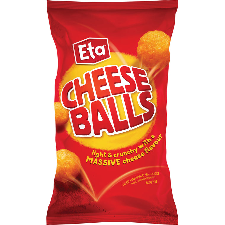 Eta Cheese Balls Corn Snacks 120g