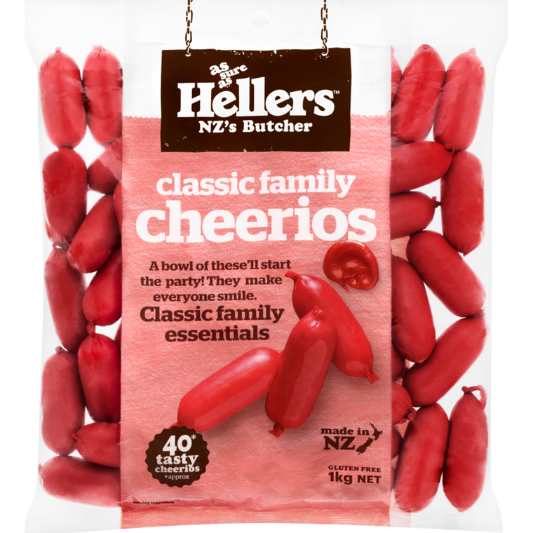 Hellers Classic Family Cheerios Sausages 1kg