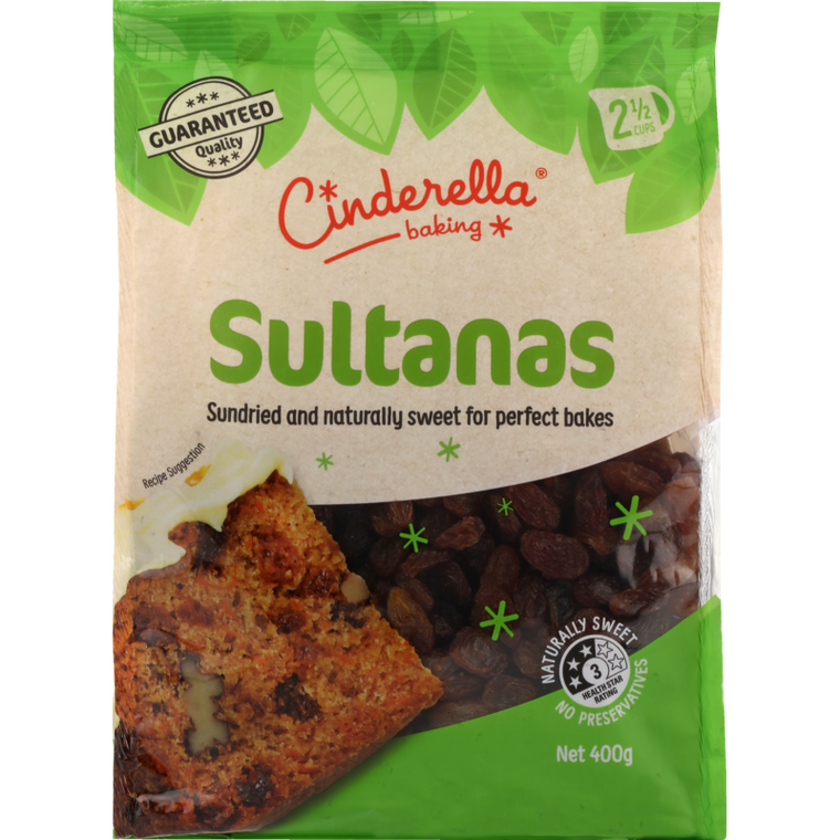 Cinderella Sultanas 400g