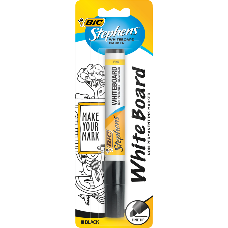 Bic Stephens Whiteboard Marker Fine Black