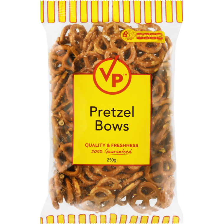 Value Pack Pretzel Bows 250g