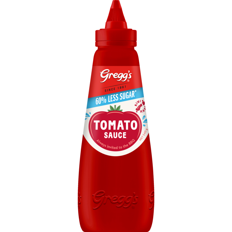 Greggs 60% Less Sugar Tomato Sauce 540g