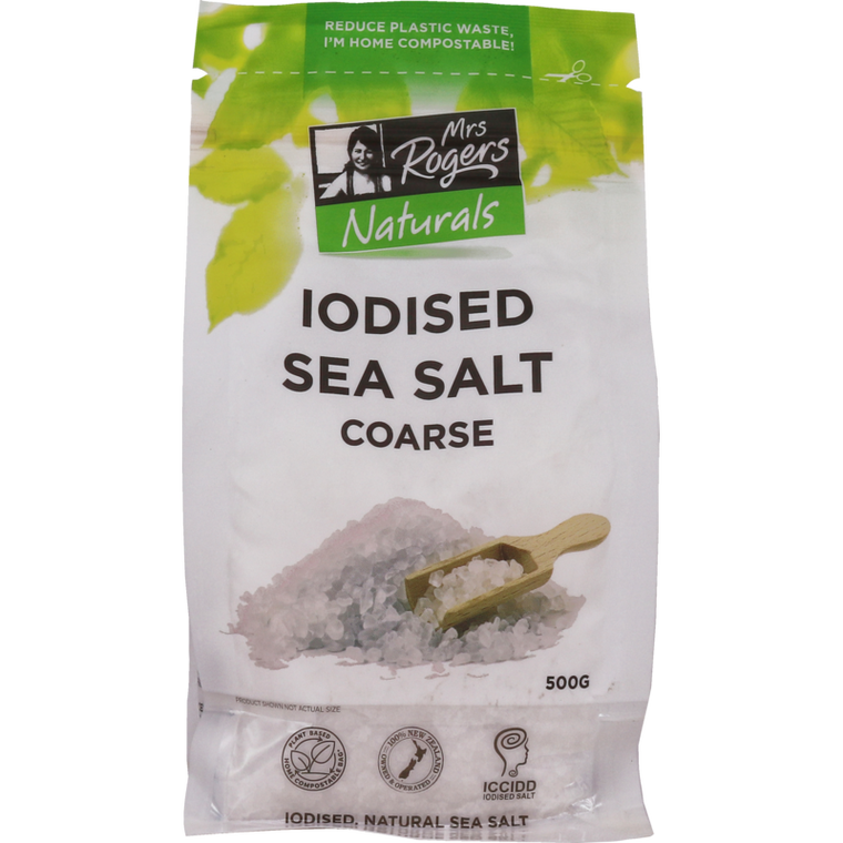 Mrs Rogers Iodised Sea Salt Coarse 500g