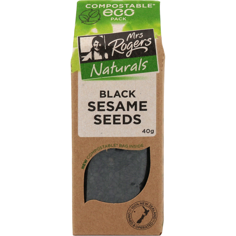 Mrs Rogers Sesame Seeds Black 40gm