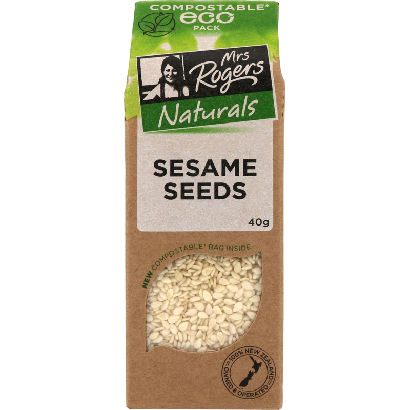 Mrs Rogers Sesame Seeds  White 40gm