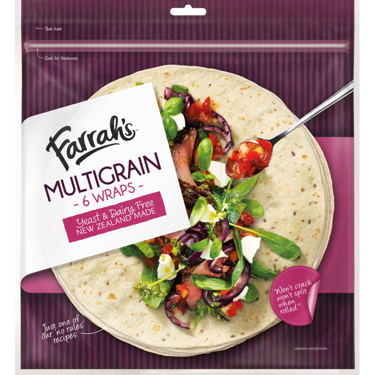 Farrah's Wraps Multigrain 6pk