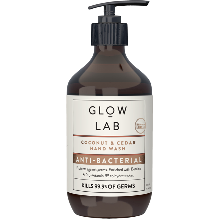 Glow Lab Coconut & Cedar Hand Wash Antibacterial 300ml